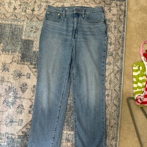 J. Crew Women's Straight Leg Jeans in Classic Blue